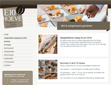 Tablet Screenshot of e10hoeve.groepvaneyck.be